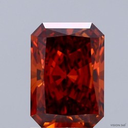 Diament laboratoryjny o barwie fantazyjnej radiant, 2.05ct, VVS2, Fancy Vivid Orange, IGI LG741529936