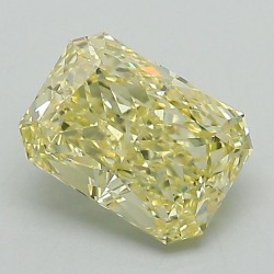 Diament laboratoryjny o barwie fantazyjnej radiant, 1.56ct, VVS2, Fancy Intense Yellow, IGI LG648449516