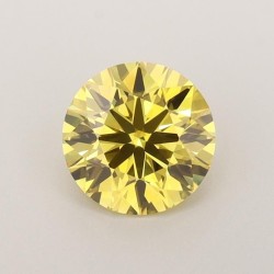 Diament laboratoryjny o barwie fantazyjnej szlif okrągły, 1.04ct, VVS2, Fancy Vivid Yellow, IGI LG584351267