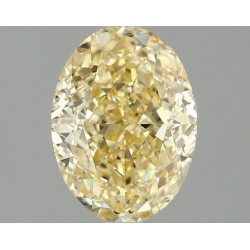 Diament laboratoryjny o barwie fantazyjnej szlif owalny, 2.07ct, VVS2, Fancy Intense Yellow, IGI LG685540097