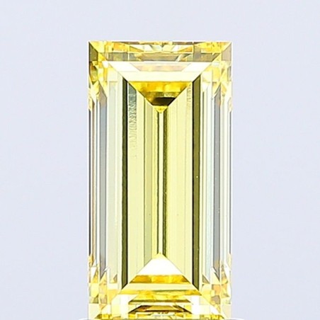 Diament laboratoryjny o barwie fantazyjnej bagietka, 2.03ct, VVS2, Fancy Yellow, IGI LG741525838