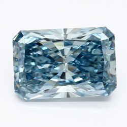 Diament laboratoryjny o barwie fantazyjnej radiant, 2.14ct, VVS2, Fancy Vivid Blue, IGI LG623481932
