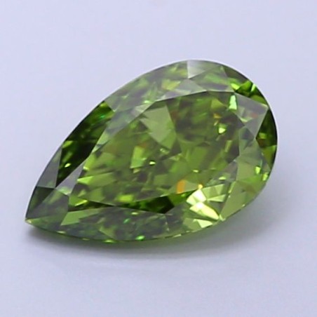 Diament laboratoryjny o barwie fantazyjnej szlif gruszkowy, 1.16ct, VVS2, Fancy Vivid Green, IGI LG707503761