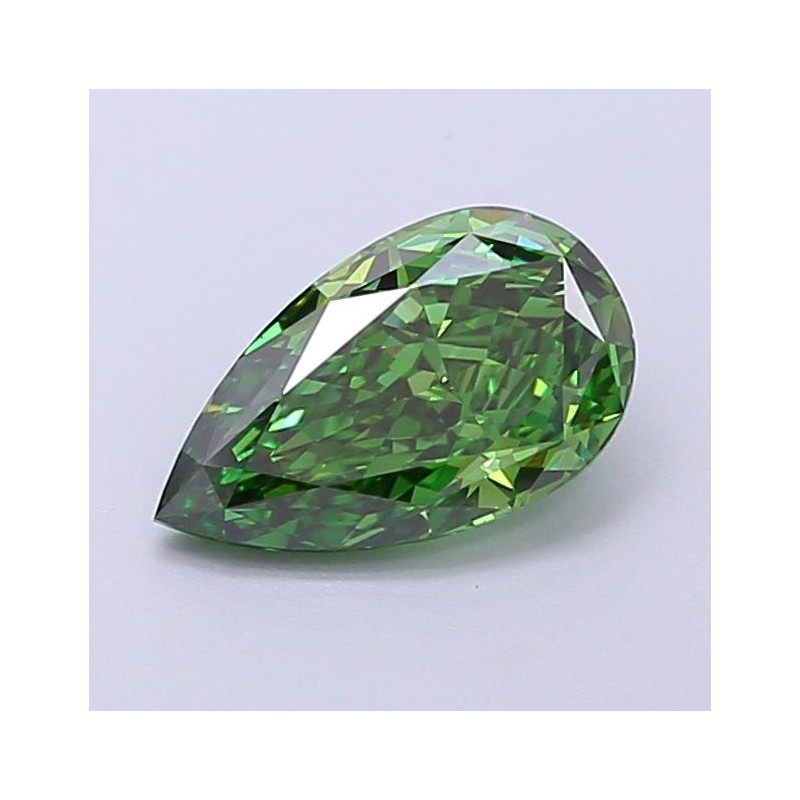 Diament laboratoryjny o barwie fantazyjnej szlif gruszkowy, 1.05ct, VVS2, Fancy Vivid Green, IGI LG713528322 Diament laboratoryjny o barwie fantazyjnej szlif gruszkowy, 1.05ct, VVS2, Fancy Vivid Green, IGI LG713528322