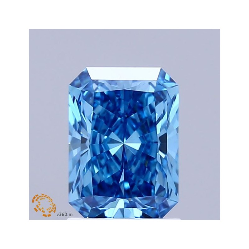 Diament laboratoryjny o barwie fantazyjnej radiant, 1.57ct, VVS2, Fancy Vivid Blue, IGI LG739506225 Diament laboratoryjny o barwie fantazyjnej radiant, 1.57ct, VVS2, Fancy Vivid Blue, IGI LG739506225