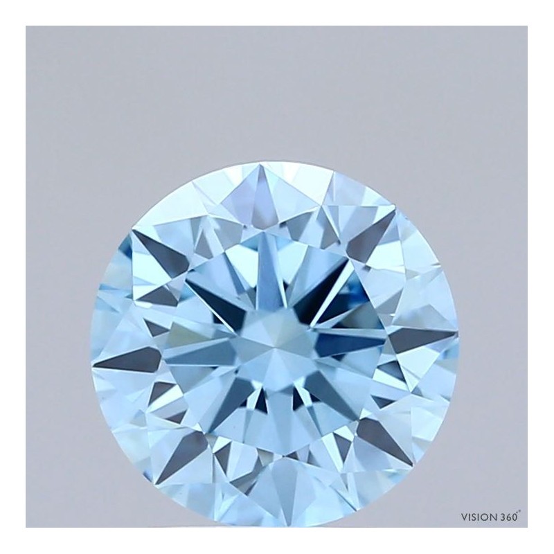 Diament laboratoryjny o barwie fantazyjnej szlif okrągły, 2ct, VVS2, Fancy Vivid Blue, IGI LG737530307 Diament laboratoryjny o barwie fantazyjnej szlif okrągły, 2ct, VVS2, Fancy Vivid Blue, IGI LG737530307