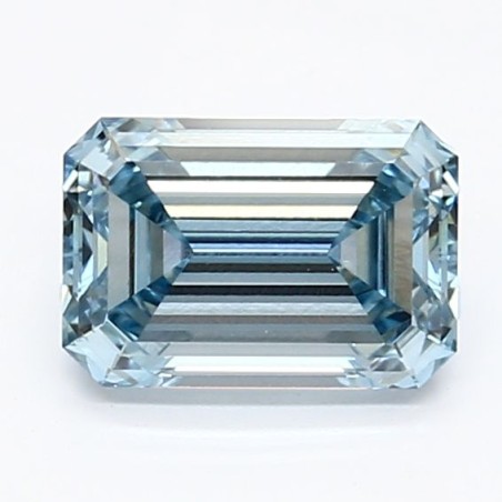 Diament laboratoryjny o barwie fantazyjnej szlif szmaragdowy, 1.09ct, VVS2, Fancy Intense Blue, IGI LG623481953