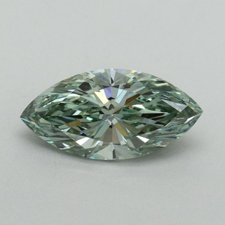 Diament laboratoryjny o barwie fantazyjnej markiza, 1.03ct, VVS2, Fancy Intense Green, IGI LG614314516