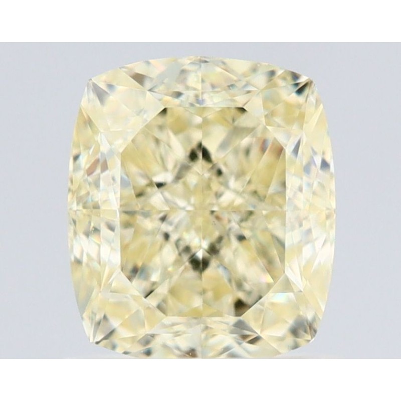 Diament o barwie fantazyjnej szlif poduszkowy brylantowy, 1.32ct, VVS2, W-X, GIA 2235735934