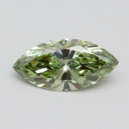 Diament laboratoryjny o barwie fantazyjnej markiza, 1.03ct, VVS2, Fancy Vivid Green, IGI LG614314520