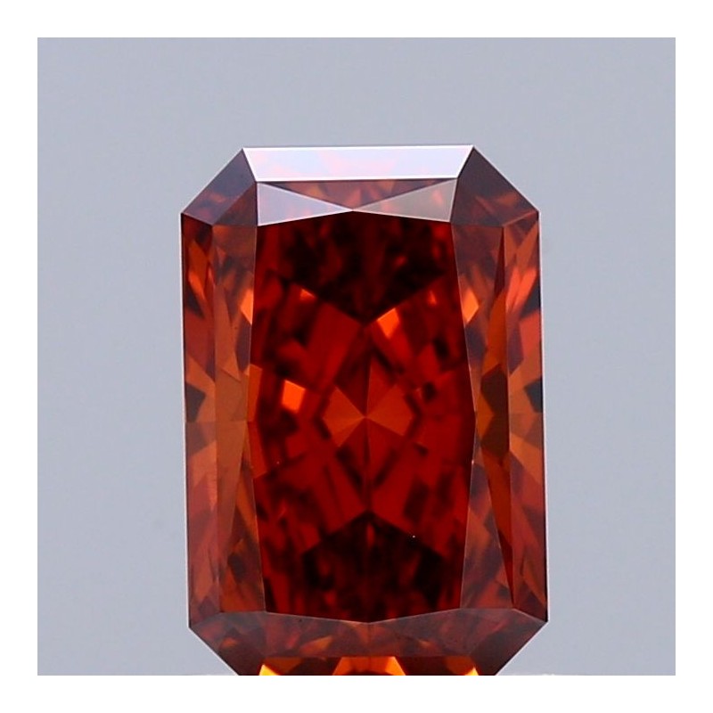 Diament laboratoryjny o barwie fantazyjnej radiant, 1.11ct, VVS2, Fancy Vivid Orange, IGI LG741529883