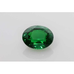 Granat szlif owalny, 3.53 ct, GREEN, GIA 2233479969