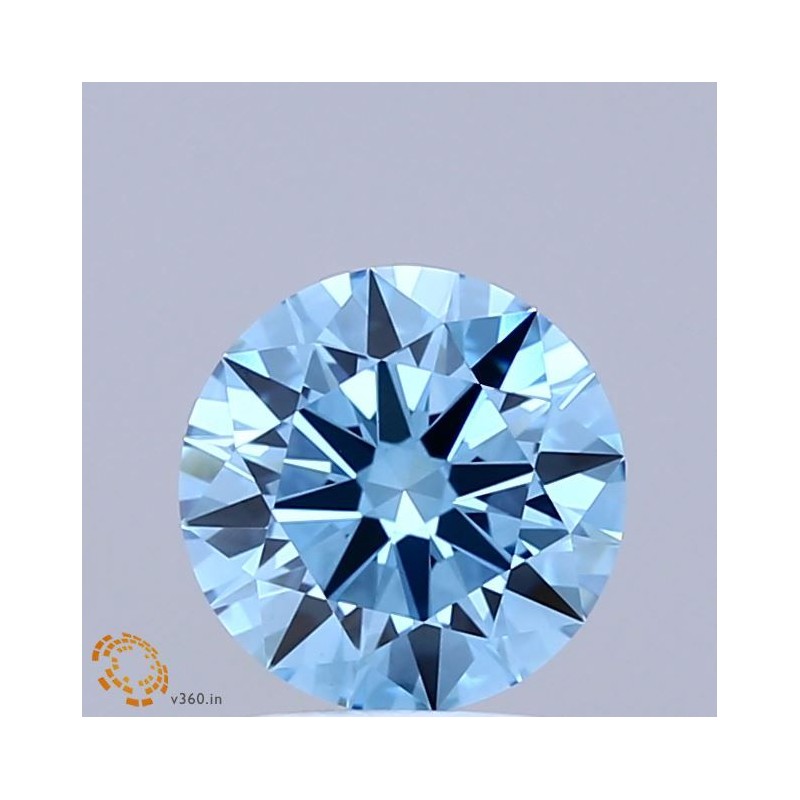 Diament laboratoryjny o barwie fantazyjnej szlif okrągły, 1.4ct, VVS2, Fancy Vivid Blue, IGI LG741514107