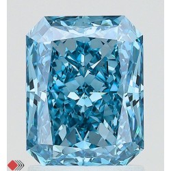 Diament laboratoryjny o barwie fantazyjnej radiant, 2.02ct, VVS2, Fancy Vivid Blue, IGI LG731542044