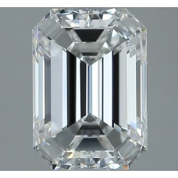 Diament szlif szmaragdowy, 2ct, VVS1, F, GIA 5526864738