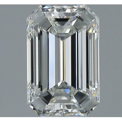 Diament szlif szmaragdowy, 1.5ct, VVS2, H, GIA 6535047212