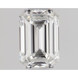 Diament szlif szmaragdowy, 0.5ct, VVS2, F, GIA 6532860864
