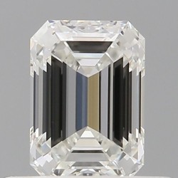 Diament szlif szmaragdowy, 0.53ct, VVS1, H, GIA 5523352122