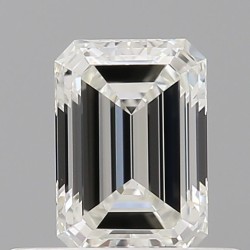 Diament szlif szmaragdowy, 0.52ct, VVS1, H, GIA 2526167032