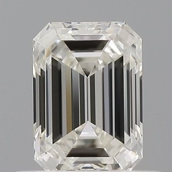 Diament szlif szmaragdowy, 0.5ct, VVS1, H, GIA 6521182204