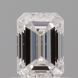Diament szlif szmaragdowy, 0.5ct, SI2, D, GIA 6522713274
