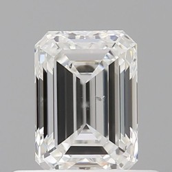 Diament szlif szmaragdowy, 0.51ct, SI1, F, GIA 1529296151