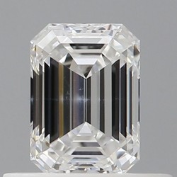 Diament szlif szmaragdowy, 0.51ct, SI2, E, GIA 6522527149
