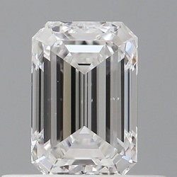 Diament szlif szmaragdowy, 0.5ct, SI1, D, GIA 2526517318