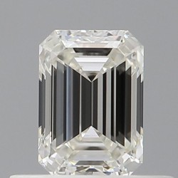 Diament szlif szmaragdowy, 0.5ct, VS1, H, GIA 7522290895