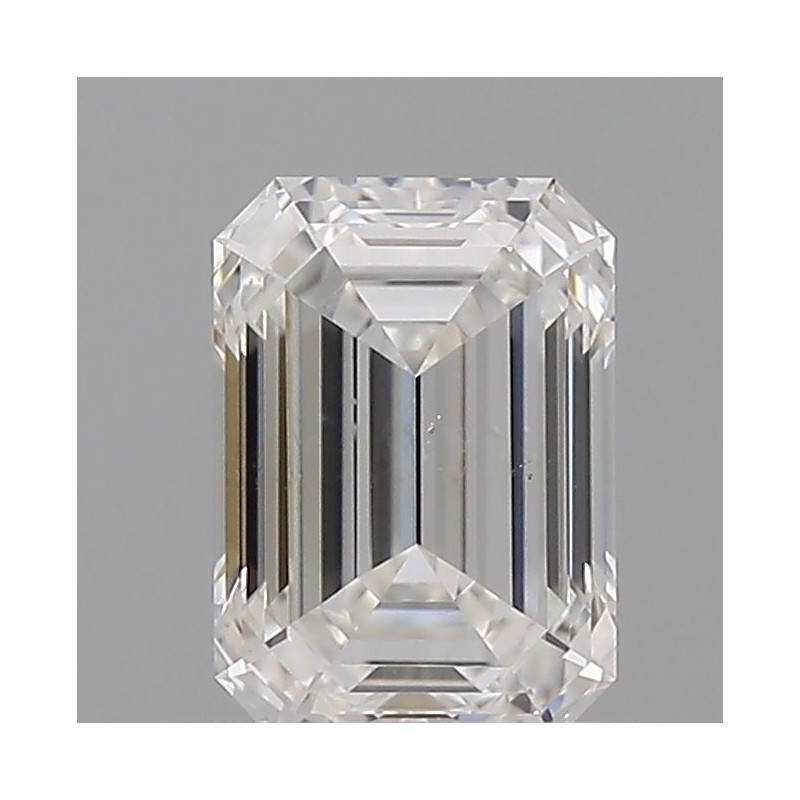 Diament szlif szmaragdowy, 0.56ct, SI1, F, GIA 5526682779