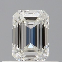Diament szlif szmaragdowy, 0.5ct, VVS1, H, GIA 2527182533