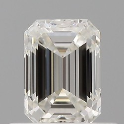 Diament szlif szmaragdowy, 0.5ct, VVS1, H, GIA 7523029513