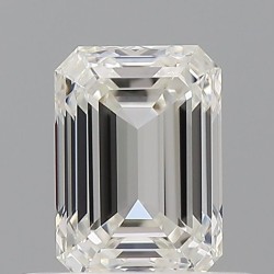 Diament szlif szmaragdowy, 0.5ct, VVS1, H, GIA 6522290423