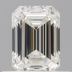 Diament szlif szmaragdowy, 0.51ct, VVS1, H, GIA 2527022501