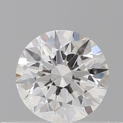 Diament szlif okrągły, 0.34ct, VVS1, D, GIA 7526610001