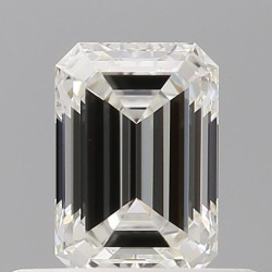 Diament szlif szmaragdowy, 0.51ct, VVS1, H, GIA 6522021517