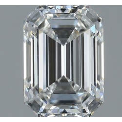 Diament szlif szmaragdowy, 1.3ct, VVS2, F, GIA 7533448383