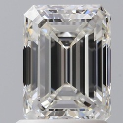 Diament szlif szmaragdowy, 1.5ct, VS2, G, GIA 1519664242