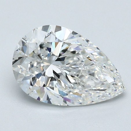 Diament szlif gruszkowy, 2ct, VS1, G, GIA 6491108025