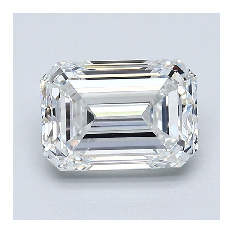 Diament szlif szmaragdowy, 1.7ct, VVS2, F, GIA 6525605232