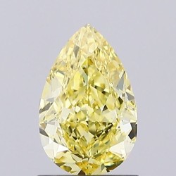 Diament laboratoryjny o barwie fantazyjnej szlif gruszkowy, 1.05ct, VVS2, Fancy Intense Yellow, IGI LG696552702