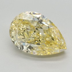 Diament laboratoryjny o barwie fantazyjnej szlif gruszkowy, 2.25ct, VVS2, Fancy Intense Yellow, IGI LG616413383