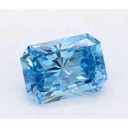 Diament laboratoryjny o barwie fantazyjnej radiant, 2.5ct, VVS1, Fancy Vivid Blue, IGI LG741532754