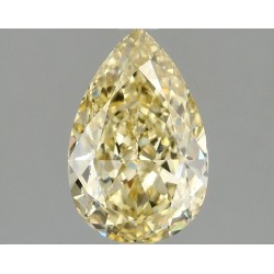 Diament laboratoryjny o barwie fantazyjnej szlif gruszkowy, 1.58ct, VVS2, Fancy Intense Yellow, IGI LG670432813