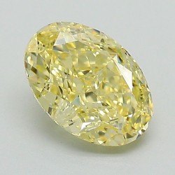 Diament laboratoryjny o barwie fantazyjnej szlif owalny, 1.53ct, VVS2, Fancy Intense Yellow, IGI LG719563269