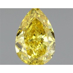 Diament laboratoryjny o barwie fantazyjnej szlif gruszkowy, 1.06ct, VVS2, Fancy Vivid Yellow, IGI LG681544948