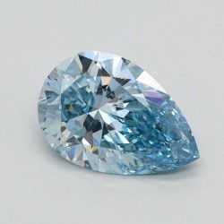 Diament laboratoryjny o barwie fantazyjnej szlif gruszkowy, 0.91ct, VVS2, Fancy Intense Blue, IGI LG626424026