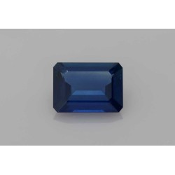 Szafir szlif szmaragdowy, 4.18 ct, BLUE, GIA 2446755723
