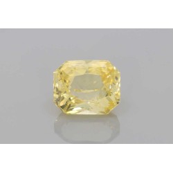 Szafir szlif szmaragdowy, 7.05 ct, YELLOW, GIA 6525026513