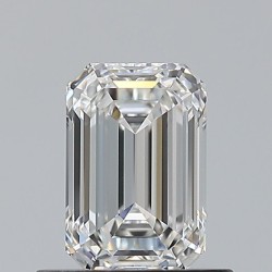 Diament szlif szmaragdowy, 0.72ct, VVS1, F, GIA 2538863624